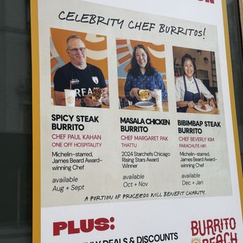 Burrito Beach - Celebrity chef burritos - Mexican Near Me - Chicago, Illinois