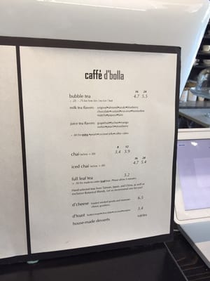 Menu photo 5 Caffe DBolla Salt Lake City, UT