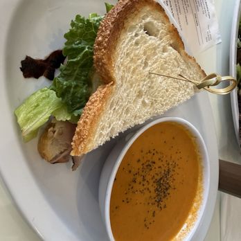 Scratch Bakery Cafe - Ham & cheese half sandwich & creamy basil tomato soups - Cafes Near Me - Newport Beach, California Scratch Bakery Cafe - Ham & cheese half sandwich & creamy basil tomato soups - Cafes Near Me - Newport Beach, California