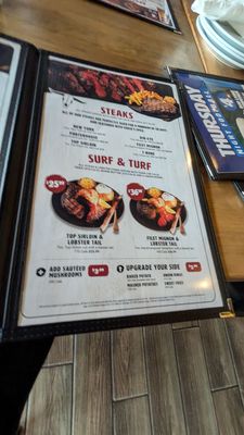Menu photo 5 Chuck's Roadhouse Wasaga Beach, ON