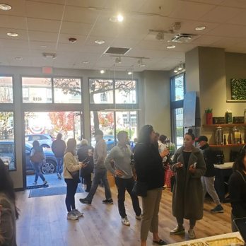 Amphora Danville - a large group of people in a coffee shop - Grocery Near Me - Danville, California