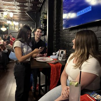 Inkwell Tavern - The private room has 4 TVs + a projector screen that are all synced up via HDMI for any screening needs - Cocktail Bars Near Me - Burbank, California Inkwell Tavern - The private room has 4 TVs + a projector screen that are all synced up via HDMI for any screening needs - Cocktail Bars Near Me - Burbank, California