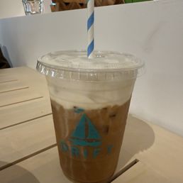 Salted Coconut Oat Coldie
Flash Cold Brew Coffee, Maple Oat Cream topped with Coconut Foam Salted Coconut Oat Coldie
Flash Cold Brew Coffee, Maple Oat Cream topped with Coconut Foam