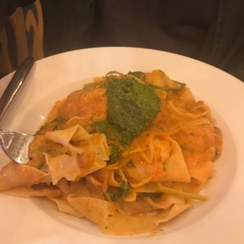 The Blue Glass - Prawn pasta - Cocktail Bars Near Me - Seattle, Washington