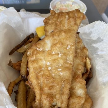 Mac's Fish & Chips - Full size (cod) fish and chips take-out. It was good but breaded fish typically doesn't travel well, just saying - Fish & Chips Near Me - Minneapolis, Minnesota Mac's Fish & Chips - Full size (cod) fish and chips take-out. It was good but breaded fish typically doesn't travel well, just saying - Fish & Chips Near Me - Minneapolis, Minnesota