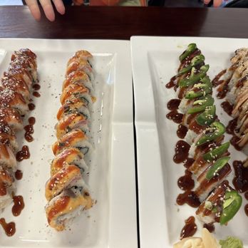 Royal Asian Fusion - Left to right: Kevin's, Darin's, Alaskan, and Monster - Asian Fusion Near Me - Winter Haven, Florida