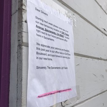 Lyft Hub - Sacramento - Starting Monday the 17th of December 2018 this will be the new permanent location for Lyft Inspections (Annual and New Drivers) - Car Inspectors Near Me - Mclellan Park, California Lyft Hub - Sacramento - Starting Monday the 17th of December 2018 this will be the new permanent location for Lyft Inspections (Annual and New Drivers) - Car Inspectors Near Me - Mclellan Park, California