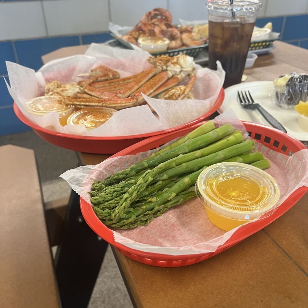 Anne Arundel Seafood - Asparagus, crab legs, shrimp, oh my! - Seafood Near Me - Pasadena, Maryland Anne Arundel Seafood - Asparagus, crab legs, shrimp, oh my! - Seafood Near Me - Pasadena, Maryland