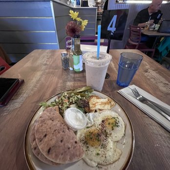 Marcel Kitchen - Israeli breakfast  Peace in the Middle East smoothie - Breakfast & Brunch Near Me - Montclair, New Jersey