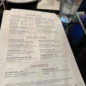 CVI.CHE 105 - Menu 1 - Peruvian Near Me - Coral Gables, Florida