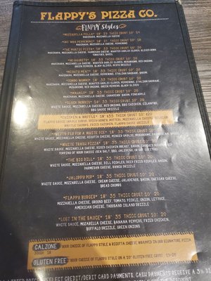 Menu photo 1 Flappy's Pizza Sonora, CA Menu photo 1 Flappy's Pizza Sonora, CA