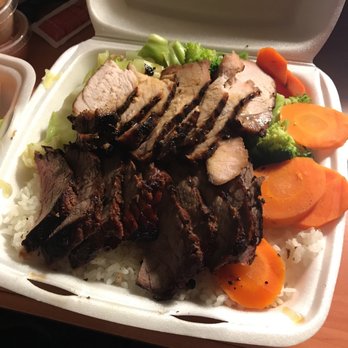 Luu's Chicken Bowl - Pork and beef combo with extra vegetables. - Chinese Near Me - Manteca, California