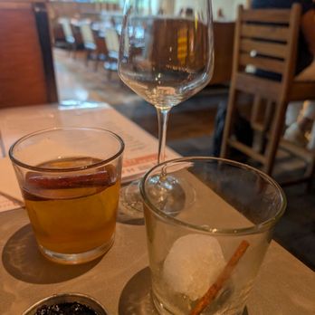 Founding Farmers Tysons - House wine and Coconut old fashioned - New American Near Me - Tysons, Virginia Founding Farmers Tysons - House wine and Coconut old fashioned - New American Near Me - Tysons, Virginia