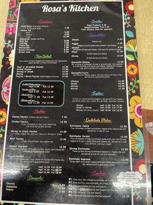 Menu photo 1 Rosa's Kitchen Scottsboro, AL