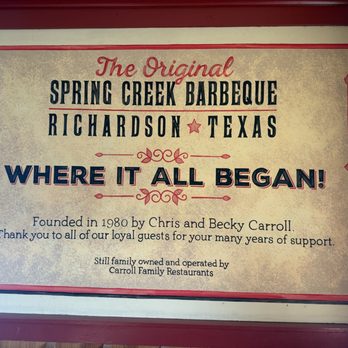 Spring Creek Barbeque - Barbeque Near Me - Richardson, Texas
