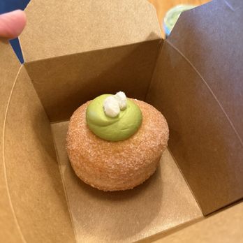 Detour Doughnuts And Coffee - mini strawberry matcha - Donuts Near Me - Frisco, Texas