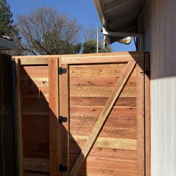 Build Rite Construction - Front gate 1 inside - Fences & Gates Near Me - Elk Grove, California