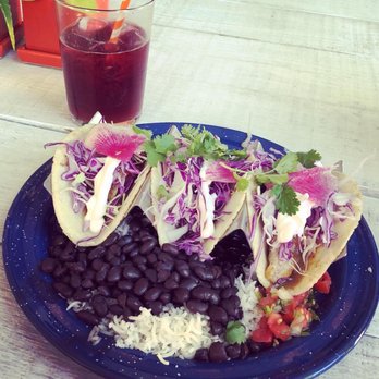 Bad Boy Burrito - Fish Tacos with Hibiscus Tea - Mexican Near Me - Islamorada, Florida Bad Boy Burrito - Fish Tacos with Hibiscus Tea - Mexican Near Me - Islamorada, Florida
