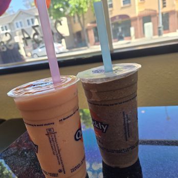 Quickly - Lava Flow & Oreo Milkshake - Bubble Tea Near Me - Pinole, California Quickly - Lava Flow & Oreo Milkshake - Bubble Tea Near Me - Pinole, California