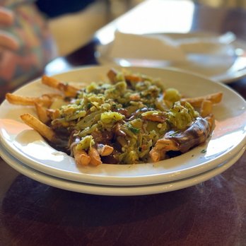 Quarter Celtic Brewpub - Poutine with green Chile - Brewpubs Near Me - Albuquerque, New Mexico