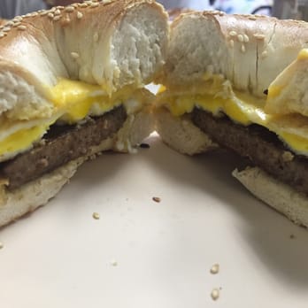 Bagel Time & Bakery Cafe - Sausage eggle - Breakfast & Brunch Near Me - Margate, Florida