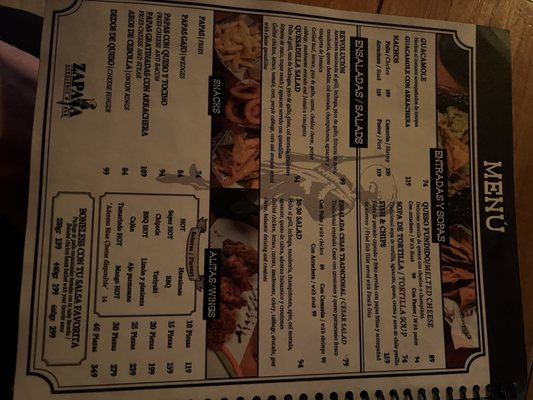 Menu photo 7 Zapata Puerto Vallarta, JAL Menu photo 7 Zapata Puerto Vallarta, JAL