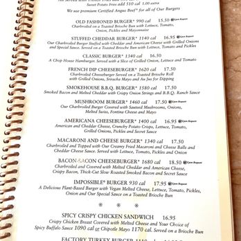 The Cheesecake Factory - Our Menu - Desserts Near Me - Birmingham, Alabama