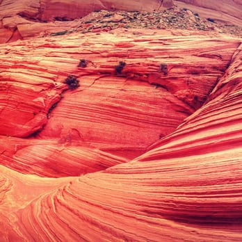 The Wave at Coyote Buttes - Formation near the Wave. - Hiking Near Me