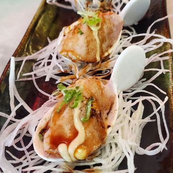 Akai Scarsdale - Chef John Special Appetizer (grilled Chilean sea bass w seared tuna) - Japanese Near Me - Scarsdale, New York Akai Scarsdale - Chef John Special Appetizer (grilled Chilean sea bass w seared tuna) - Japanese Near Me - Scarsdale, New York