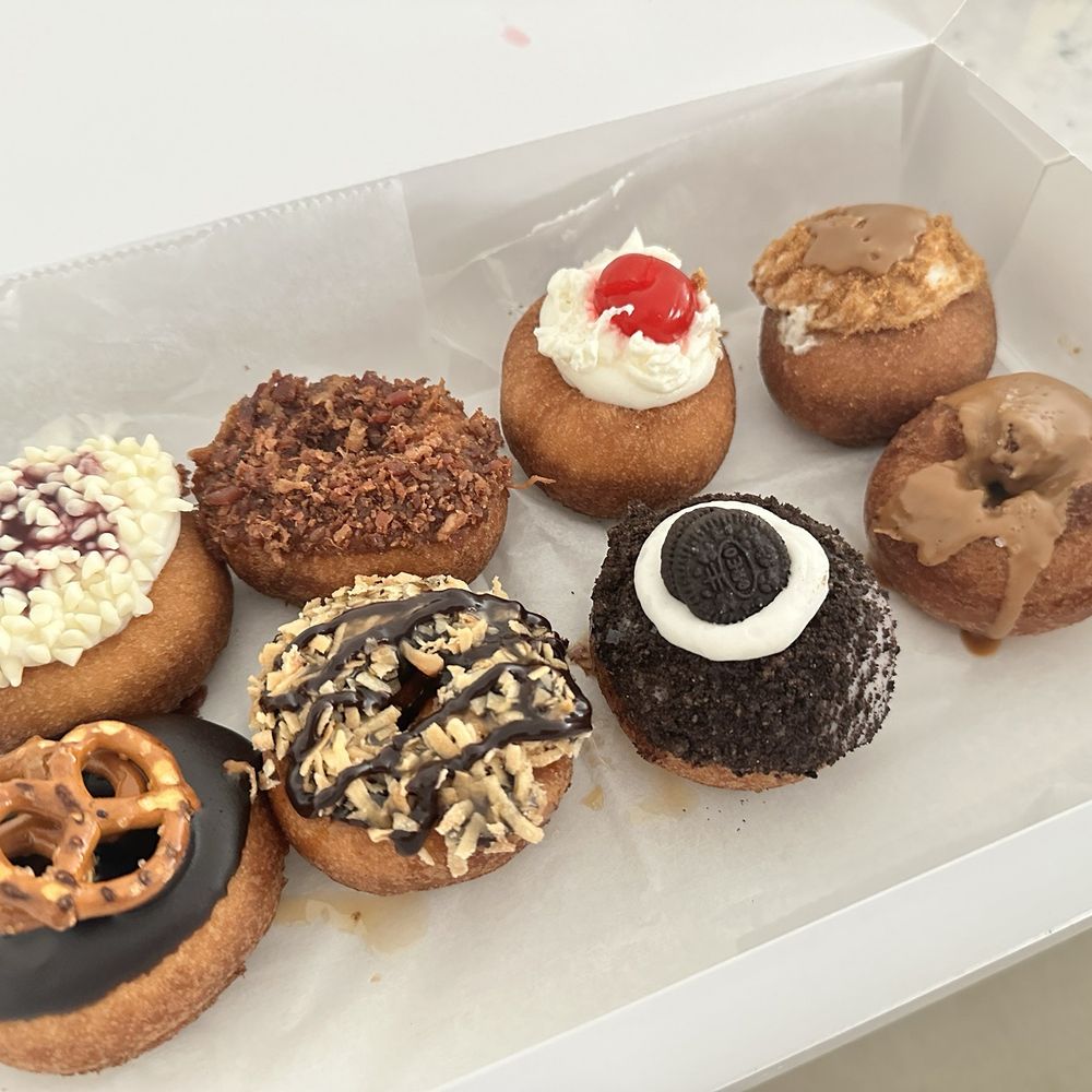 Batter & Beans - a variety of doughnuts in a box - Coffee & Tea Near Me - Fort Worth, Texas