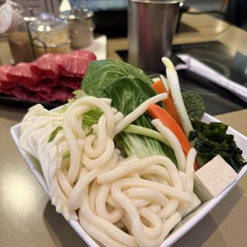 O'seyo Shabu Shabu - Vegetable Plate - Japanese Near Me - Pasadena, California O'seyo Shabu Shabu - Vegetable Plate - Japanese Near Me - Pasadena, California