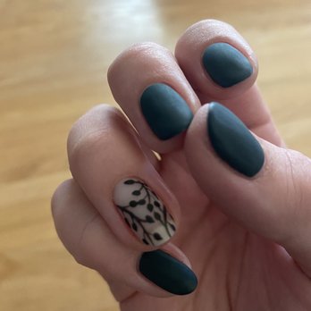 Crystal Beauty Lounge - Matte gel with design by Tuul - Nail Salons Near Me - Walnut Creek, California Crystal Beauty Lounge - Matte gel with design by Tuul - Nail Salons Near Me - Walnut Creek, California