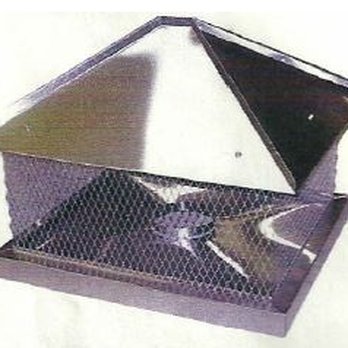 Professional Chimney Services - A stainless steel chimney cap from White Caps. - Chimney Sweeps Near Me - Houston, Texas