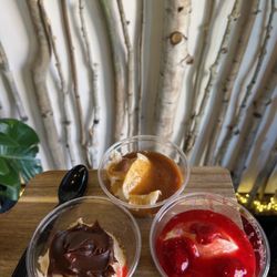 Urban Pine Eatery - Cheesecake in a Cup. Walk around downtown Flagstaff and enjoy.