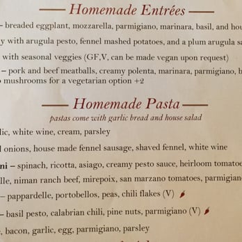 Adamo's - Menu - New American Near Me - Sacramento, California