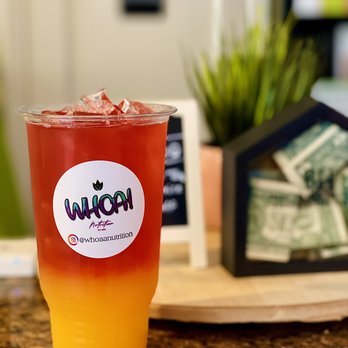 Whoa Nutrition - a drink in a plastic cup - Juice Bars & Smoothies Near Me - North Wales, Pennsylvania Whoa Nutrition - a drink in a plastic cup - Juice Bars & Smoothies Near Me - North Wales, Pennsylvania