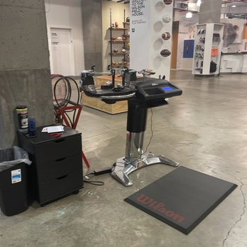 Wilson Sporting Goods - Stringing area - Sports Wear Near Me - New York, New York