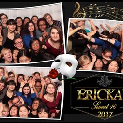 Fun Time Captured Photo Booths - Sweet 16 B day trying to get all your friends in one pic!