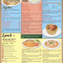 El Nopal - Menu