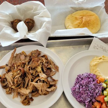 Pita Plus - Shawarma Chicken Lamb with salad pita and some falafel balls - Mediterranean Near Me - Dania Beach, Florida Pita Plus - Shawarma Chicken Lamb with salad pita and some falafel balls - Mediterranean Near Me - Dania Beach, Florida