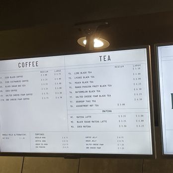 Le'Drip Coffee And Tea - menu - Coffee & Tea Near Me - Houston, Texas