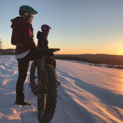 Kingdom Trails - Winter biking is a blast too!