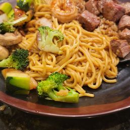 Hibachi steak and chicken combo