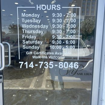 Vip Nails Lounge - Hours of operation - Nail Salons Near Me - Buena Park, California Vip Nails Lounge - Hours of operation - Nail Salons Near Me - Buena Park, California