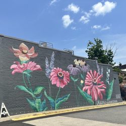 Historic Downtown Mount Airy Mural - Beautiful!