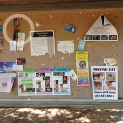 Fleming Park - Someone left a lost keys on the community bulletin board (see the circle).