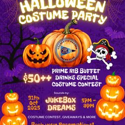 Charlotte Harbor Yacht Club - 2025 Halloween Costume Party! Don't forget to book your reservation!