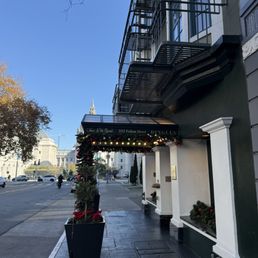 Outside