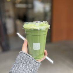 Earl grey matcha latte