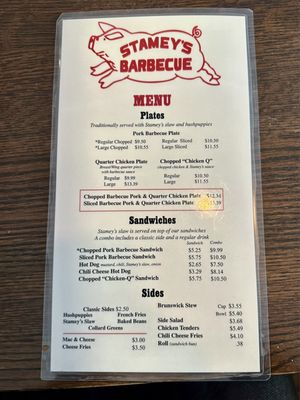 Menu photo 5 Stamey's Barbecue Greensboro, NC Menu photo 5 Stamey's Barbecue Greensboro, NC
